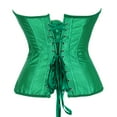 thumbnail image 3 of Corset Top For Women Bustier Lingerie for Women Stain Overbust Vintage Waist Cincher Green 6XL, 3 of 5