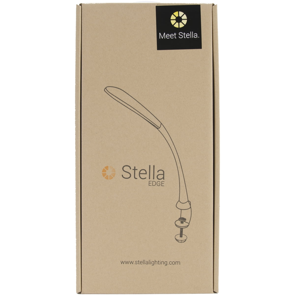 STELLA LIGHTING, INC. SE10WDST003W STELLA EDGE CLAMP LAMP WHITE