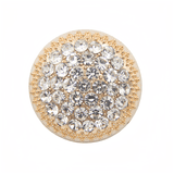 5PCS Round Metal Rhinestone Buttons For Clothing DIY Sewing Accessories ...