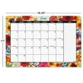 20252026 Pressed Flowers Desk Calendar Pad, 11Inch x 161/4Inch Size