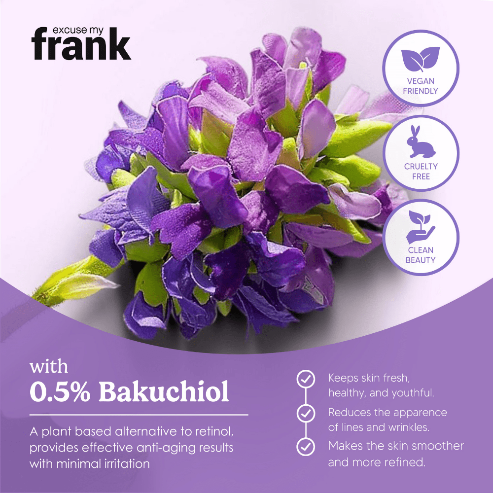 Excuse My Frank - Bakuchiol Age Defense Face and Neck Cream Korean Anti-aging Skincare
