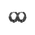 thumbnail image 5 of 01 Pair/Set 18G Viking Rune Round Stud Earrings for Women Men 316L Stainless Steel Cartilage Tragus Helix Piercing Jewelry, 5 of 5