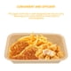 thumbnail image 4 of Bandejas para aperitivos, plato para servir hamburguesas, suministro de patatas fritas, bandejas de papel para botes para perros calientes, bandejas desechables para comida, 50 Uds., 4 of 5