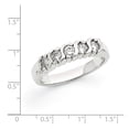 thumbnail image 2 of Solid 14k White Gold VS Diamond Five Stone Wedding Band Ring Size 5 (.465 cttw.), 2 of 3