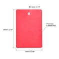 thumbnail image 2 of Unique Bargains Waterproof Eyelet Hole Plastic Shipping Tags,Outdoor Tags,40 x 60mm Red 50pack, 2 of 5