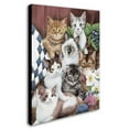 thumbnail image 2 of Jenny Newland 'Cuddly Kittens' Canvas Wall Art 35 x 47 Inches, 2 of 3