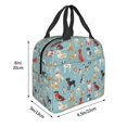 thumbnail image 3 of Easygdp Animal Dog Bolsa Térmica Premium - Tela Oxford Impermeable, Gran Capacidad, Bolsillo Frontal, Unisex para Trabajo, Escuela, Actividades al Aire Libre y Picnics, 3 of 8
