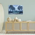 thumbnail image 3 of Stupell Industries Indigo Palms Impressions Landscape Painting Gallery Wrapped Canvas Art Print Wall Art, 36 x 24, 3 of 8