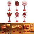 thumbnail image 3 of LED Santa Stop Here Sign Lamps Outdoor Christmas Standing Decorative Lights Festive Christmas Decor for Home or Office, 3 of 19