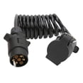 thumbnail image 1 of Trailer Plug Extension Cord Connector Power Supply Wire Plug 2 Meters 7 Pin European Standard, 1 of 5
