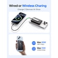 thumbnail image 6 of Magnetic Portable Charger,10000mAh Wireless Magnetic Power Bank with USB C Charging and stand, Travel Essential for Battery Pack Compatible with iPhone 17/air/16/15/14/13/12, 6 of 9