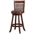 thumbnail image 4 of Boraam Tierra 29" Full Back Wood Swivel Bar Stool, Set of 2, Hazelnut, 4 of 6
