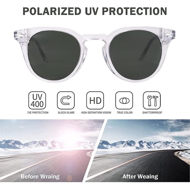 Joopin Gafas De Sol Redondas, Gafas De Sol Circulares Hippie Polarizadas Con Protección UV
