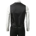 thumbnail image 2 of Men's 2pc Solid Tuxedo Vest Bowtie Set-10-Z-Peacock-2XL, 2 of 3
