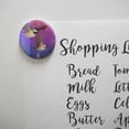 thumbnail image 2 of Christmas Holiday Chickadees Birds Kitchen Refrigerator Locker Button Magnet, 2 of 6