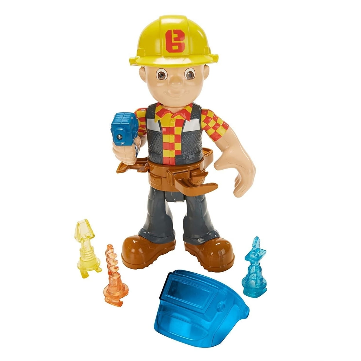 Bob the Builder Switch & Fix Fisher-Price Lights Sounds Drilling Tool Man -  Walmart.com