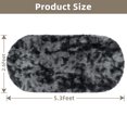 thumbnail image 5 of Yeerswag Fluffy Plush Shaggy Black Area Rug, 2.6’ x 5.3’, Non-Slip, 5 of 10