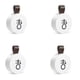 thumbnail image 1 of 4X TermóMetro HigróMetro TermóMetro InaláMbrico Bluetooth para Exteriores Sensor de Temperatura y Humedad para el Hogar Inteligente, 1 of 5