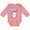 Mauve, variant on Inktastic My Pop Pop Loves Me- cute snow baby Boys or Girls Long Sleeve Baby Bodysuit