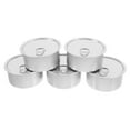 thumbnail image 3 of MRLESS 5pcs Metal Storage Canister Airtight Tea Canister Pantry And Countertop Container Suitable For For Coffee Tea And Pet Food, 3 of 9