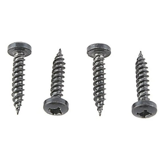 AP Products 012-PSQ500 BL 8" x 1" Black Finish #8 Pan Head Screw, Pack of 500
