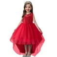 thumbnail image 3 of Kid Girls Dresses Girls Formal Dress Red Dress Girls Birthday Dresses For Girls Girls Dresses Size 6-7 Years, 3 of 8