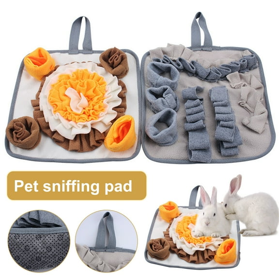 Walbest 12" Pet Snuffle Mat for Dogs,Large Snuffle Mat for Dogs, Snuffle Mat Pet Dog Feeding Mat, Dog Treat Dispenser Indoor Outdoor Stress Relief, Durable Interactive Dog Toys