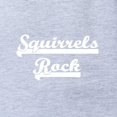 thumbnail image 2 of CafePress - Squirrels Rock Team Spirit - Cute Infant Baby Football Bodysuit, 2 of 3