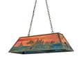 thumbnail image 4 of Meyda Tiffany 192743 6 Light 42" Wide Billiard Linear Pendant - Brass, 4 of 5