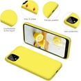 thumbnail image 4 of HAHDAXIA for Pixel 4 XL Case 6.3 inch (2019), Liquid Silicone Slim Design with Camera and Screen Protection Microfiber Lining, Silicone Case for Google Pixel 4 XL Case (Lemon Yellow), 4 of 6