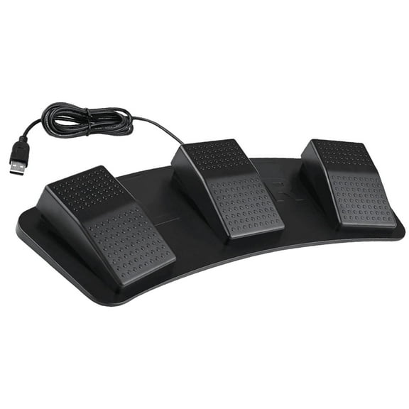 PC USB Foot Control Keyboard Action Switch Pedal (Triple Foot)