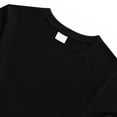 thumbnail image 4 of Camiseta ANGGREK Cuello Redondo Algodón Informal Negro Suave para Hombres, 4 of 8