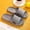Gray, variant on CaComMARK PI Womens Mens House Slides Shower Sandals Solid Color Hollow Thickening Super Soft Breathable Non-Slip Bedroom Home Slippers Open Toe Sandals