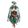 thumbnail image 3 of Disfraz de Cosplay de Genshin Impact Ission, peluca de Dios del viento, Barbatos, uniforme de juego para mujer, conjunto completo, ropa de Carnaval de Halloween, 3 of 5