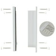 thumbnail image 2 of Dog And Cat Flap Door 4 Way Locking Cat Flap Door Weatherproof Pet Doors Suitable For Window & Wall Access Controlled Pet Door, 2 of 8