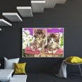 thumbnail image 2 of Cuadros Decorativos Kits de pintura de diamante cuadrado completo de gato 5D DIY arte hecho a mano en casa (ZQF359) Tmvgtek embutido en tela, 2 of 9