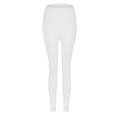 thumbnail image 4 of Ramiter Womens Sweatpants Yoga Leggings Workout High Waist Tummy Control Ruched Booty Pants S,White, 4 of 5
