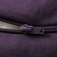 thumbnail image 4 of Node Fitness Zafu Meditation Cushion, 15" Round Buckwheat Yoga Pillow with Organic Cotton Cover - Purple, 4 of 7