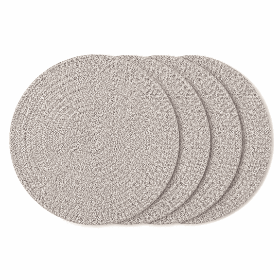 Large Trivets for Hot Dishes, Pots and Pans, Hot Pads 10 Inches 4 Pcs, Pot Holders for Kitchen, Heat Resistant Mats for Countertops, Farmhouse Decor, Brown
