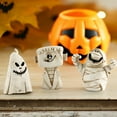 LIJCC Pumpkin Head Ghost Halloween Scene Decoration Trendy Resin