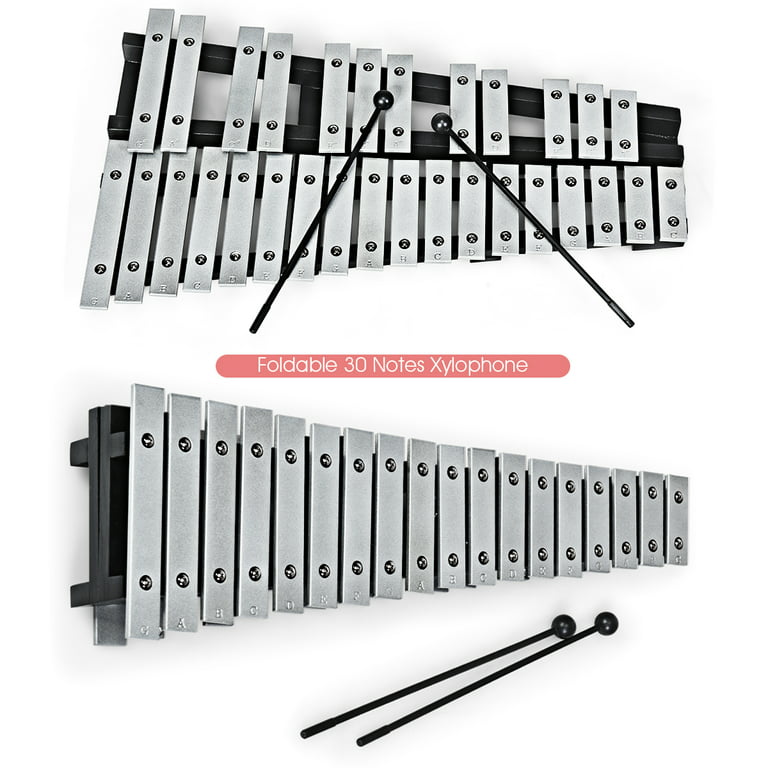 Professional 32 Notes Foldable Glockenspiel Xylophone Vibraphone for Adult  Gifts