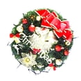 thumbnail image 2 of Guirnalda de bolas de Bowknot grande de Navidad Adorno de guirnalda de vegetación Decoraciones de fiesta de oficina en casa Scienceny JR1035-00, 2 of 7