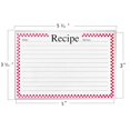 thumbnail image 3 of Vovoo Protectores de tarjetas de recetas 3x5, 100 unidades, fundas para tarjetas de recetas, funda para tarjetas de índice, 3 of 6