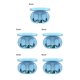 thumbnail image 2 of Seitruly 1 par de auriculares llamada manos libres compatible con Bluetooth 5.0 Auriculares impermeables para fitness en la oreja Auriculares con Type2 NO2, 2 of 6