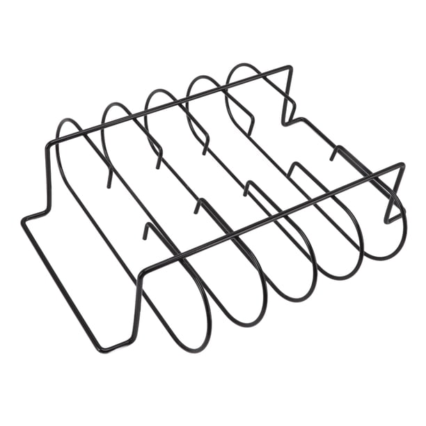 Parrilla para asar costillas, parrilla para costillas de hierro, parrilla para asar costillas, parrilla para asar costillas, resistente y robusta
