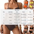 thumbnail image 3 of Shihyeh Women's Strapless Bikini Sets Tube Top Bandeau Swimsuit Tie Back Mid Rise Two Piece Bathing Suits, 3 of 5