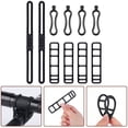 thumbnail image 2 of MYG 10x Bike Silicone Mount Band Bicycle Light Rubber Strap for headlight taillight, 2 of 4