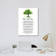 thumbnail image 6 of The Oak Tree Poem Wall Art, The Oak Tree Poem Canvas Print Wall Decor Mighty Oak Tree Poem About Life Inspirational Wall Art Nature Wall Art Motivational Poetry Room Home Decor, 6 of 6
