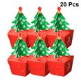 thumbnail image 2 of 20pcs Adorable Christmas Candy Box Portable Chocolate Cases Xmas Theme Pattern Gift Boxes for Home Party Festival with Bell, 2 of 7