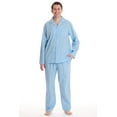 thumbnail image 2 of #followme Plaid Pajama Set for Men (Powder Blue, Medium), 2 of 4